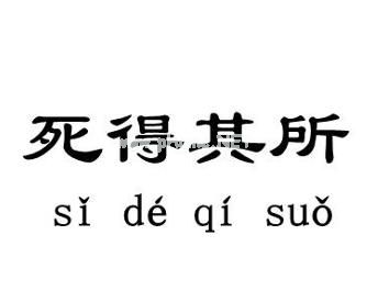 死得其所造句_死得其所的意思是什么_死得其所的近义词和反义词