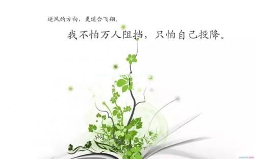 乐观积极的心态签名