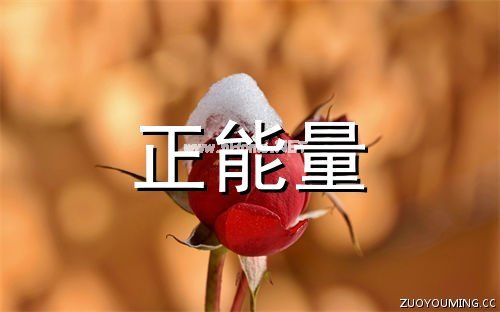 简短正能量的座右铭 积极正能量的座右铭