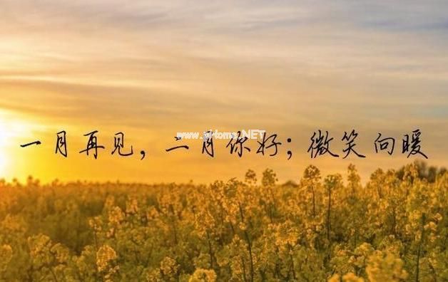 再见一月你好二月经典说说句子 迎接二月的朋友圈说说