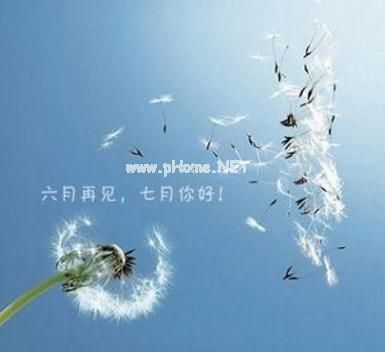 七月你好的说说图片关于七月的朋友圈的文案