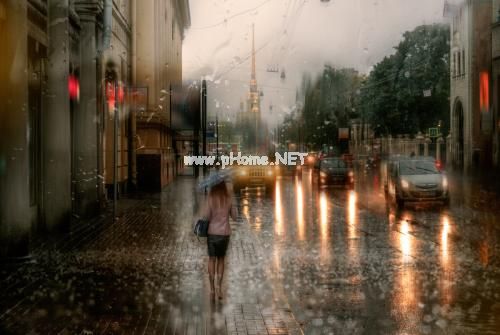 下雨天应景的心情说说