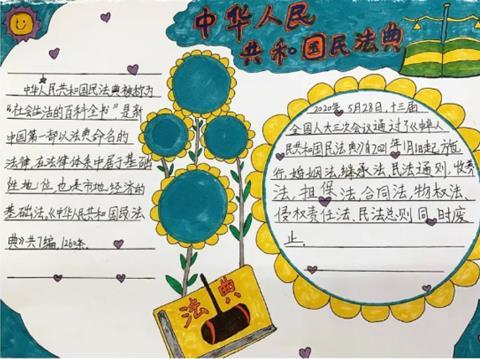 民法典的手抄报内容最新大全_2022中华人民共和国民法典手抄报绘画内容