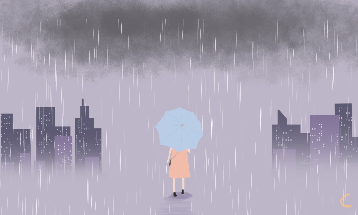 下雨的文案朋友圈短句