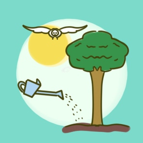 植树优秀<a href=/xueshengzuowen/ target=_blank class=infotextkey>作文</a>250字